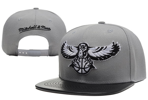Atlanta Hawks Grey Snapback Hat XDF 0526